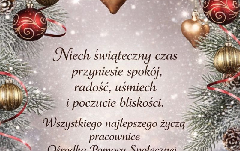 Zdjęcie do ŻYCZENIA ŚWIĄTECZNE 