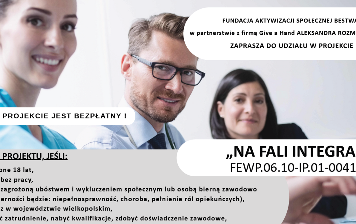 Zdjęcie do FUNDACJA ZAPRASZA DO UDZIAŁU W PROJEKCIE  &bdquo;NA FALI INTEGRACJI&rdquo; FEWP.06.10-IP.01-0041/25