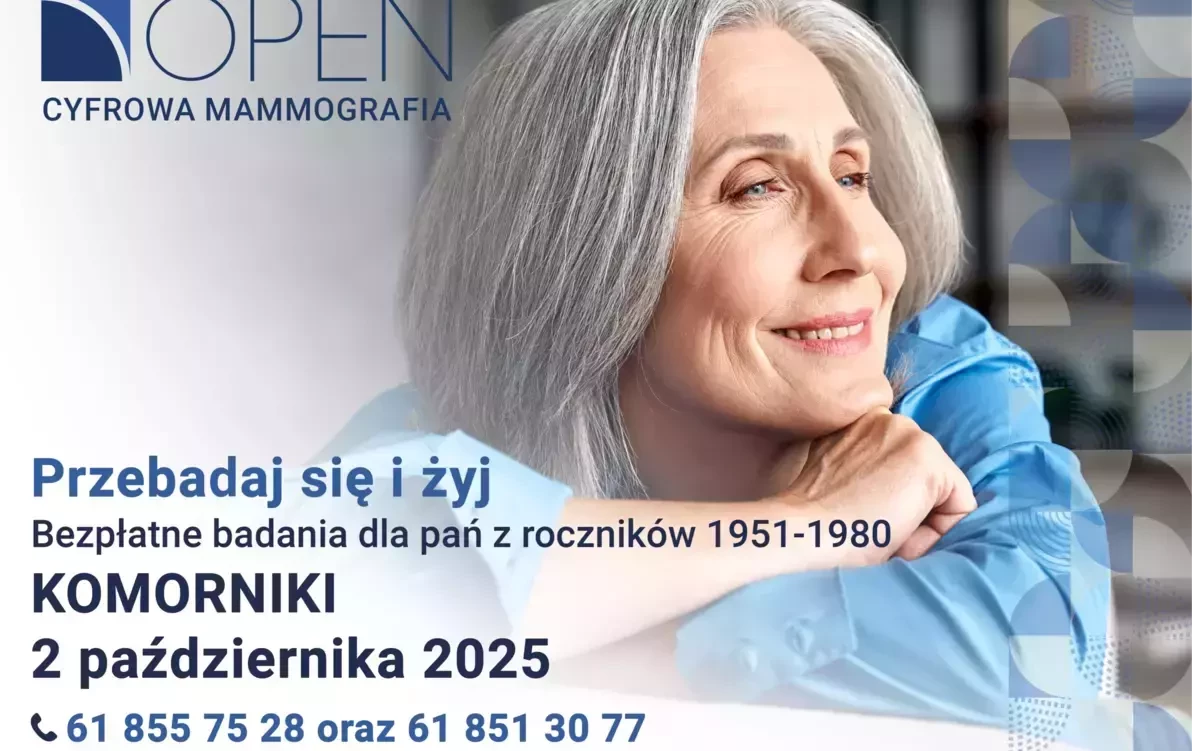 Zdjęcie do Bezpłatne badania mammograficzne.