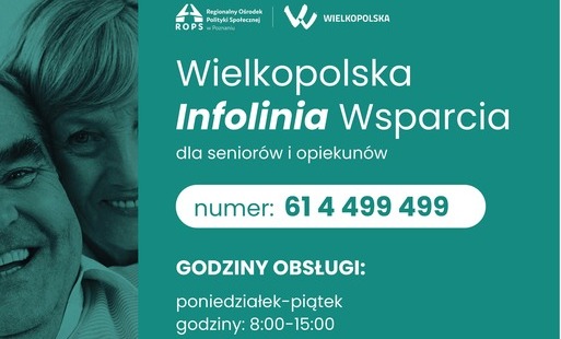 Zdjęcie do Wielkopolska Infolinia Wsparcia dla senior&oacute;w i opiekun&oacute;w