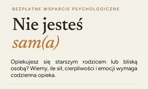 Zdjęcie do Nie jesteś sam(a)-program wsparcia psychologicznego-Fundacja Ciszum