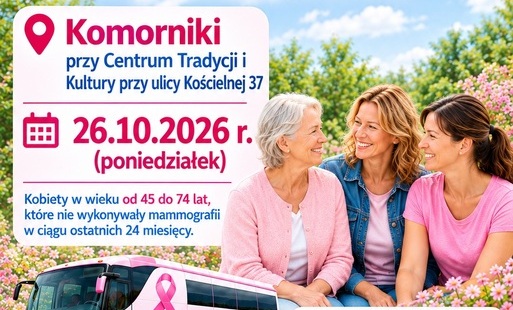 Zdjęcie do Bezpłatne badania mammograficzne &ndash; październik 2026