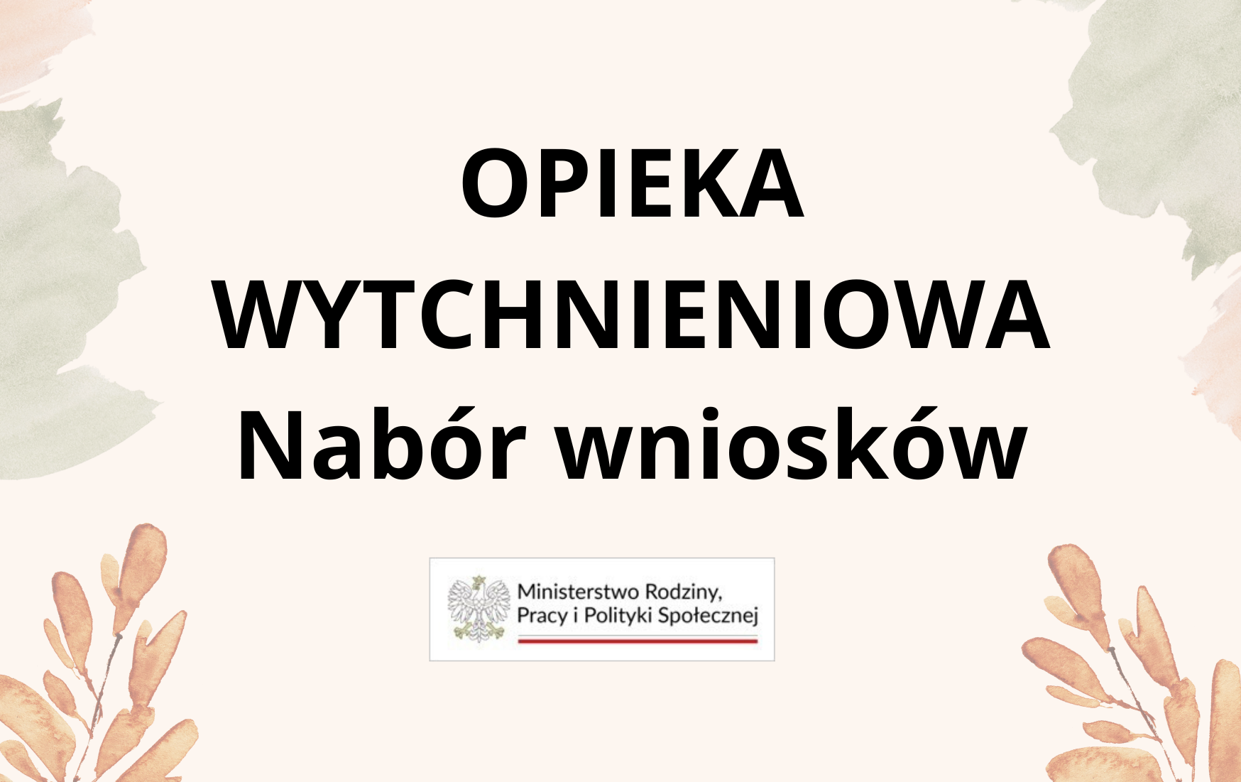 Zdjęcie do Nab&oacute;r wniosk&oacute;w. Program "Opieka wytchnieniowa" dla Jednostek Samorządu Terytorialnego - edycja 2026.
