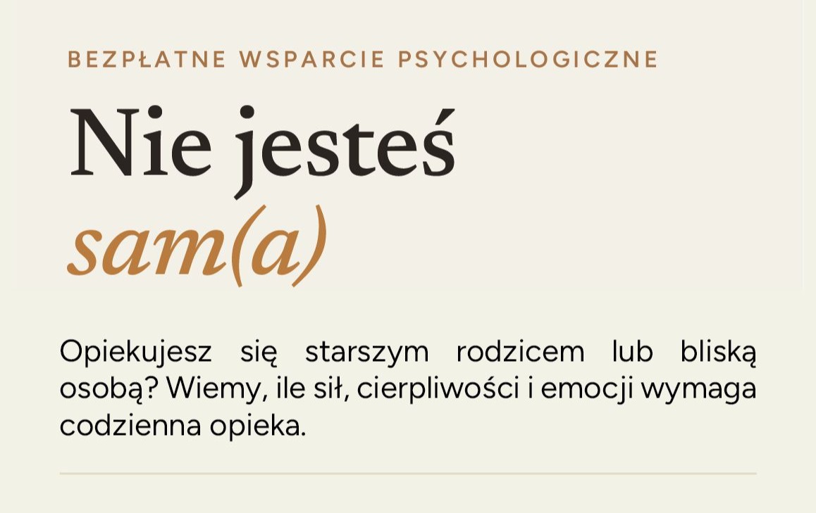 Zdjęcie do Nie jesteś sam(a)-program wsparcia psychologicznego-Fundacja Ciszum